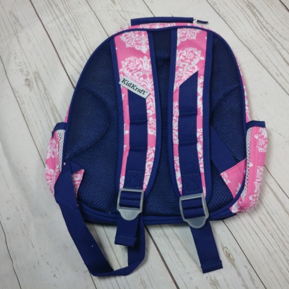 KidKraft Damask Backpack, 11 x 4.5 x 13"/Small - Picture 4 of 7